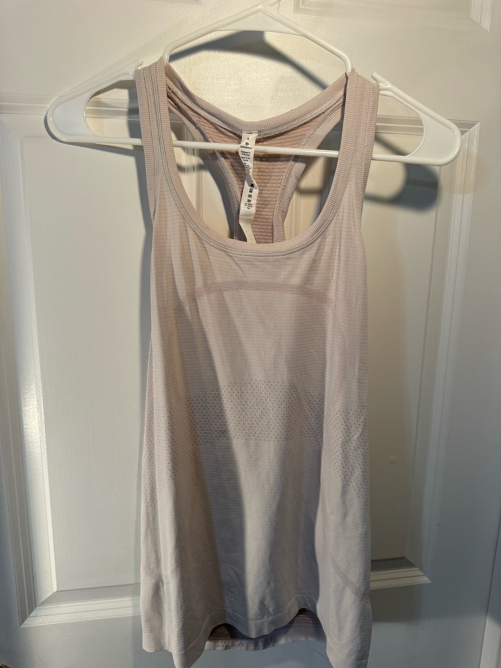 lululemon athletica Light blush/Beige Racerback Mesh-Back Tank